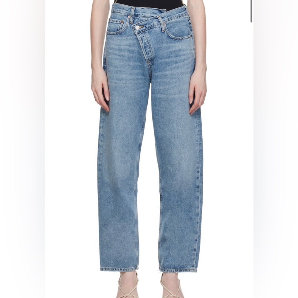 Agolde criss cross jean